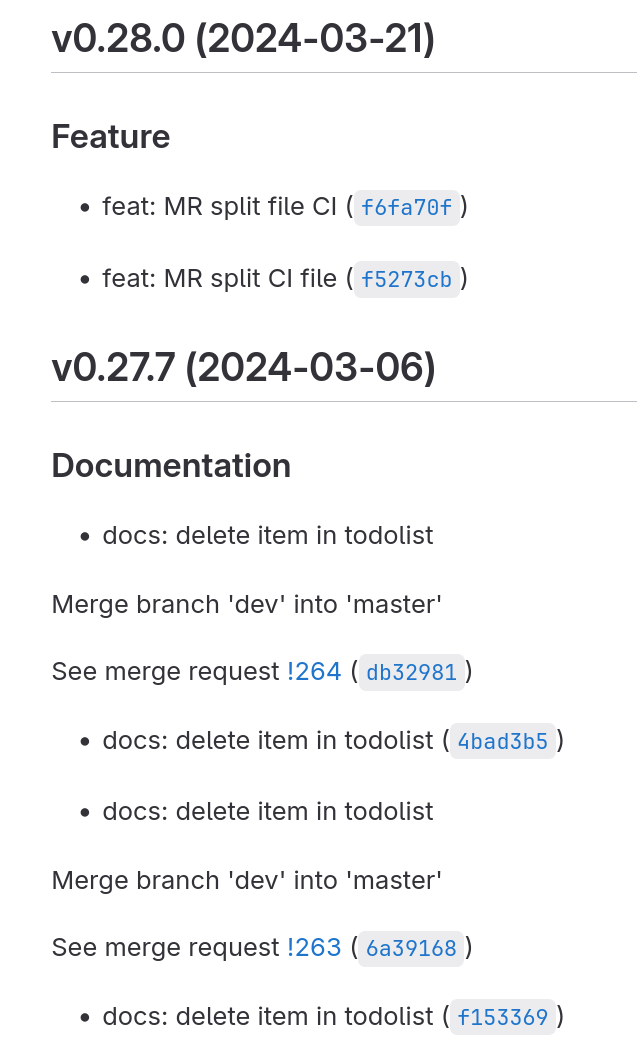 changelog updated by semantic release