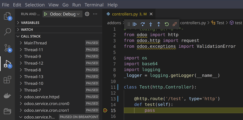 run-debug-vscode-odoo